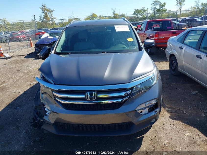 2018 Honda Pilot Elite VIN: 5FNYF6H00JB025802 Lot: 40479313