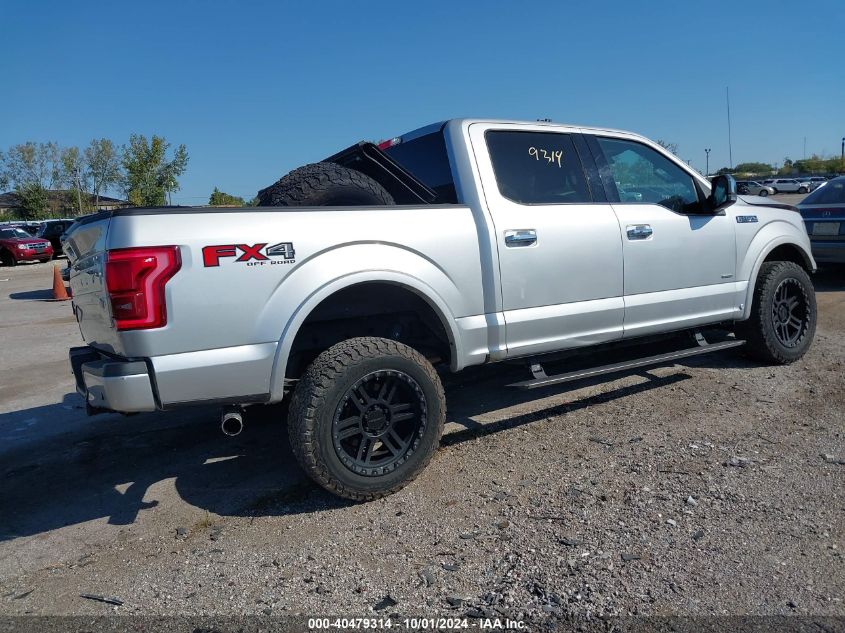 VIN 1FTEW1EG1GFC27754 2016 Ford F-150, Platinum no.4