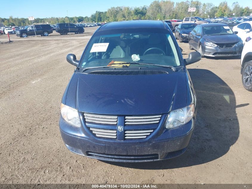 2005 Dodge Grand Caravan Se VIN: 2D4GP24RX5R312616 Lot: 40479334