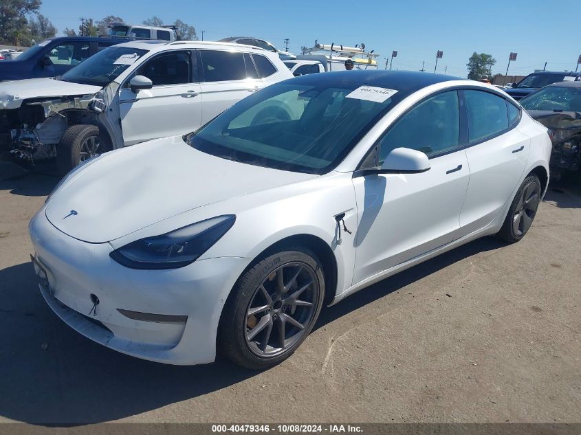 5YJ3E1EA8MF059133 2021 TESLA MODEL 3 - Image 2