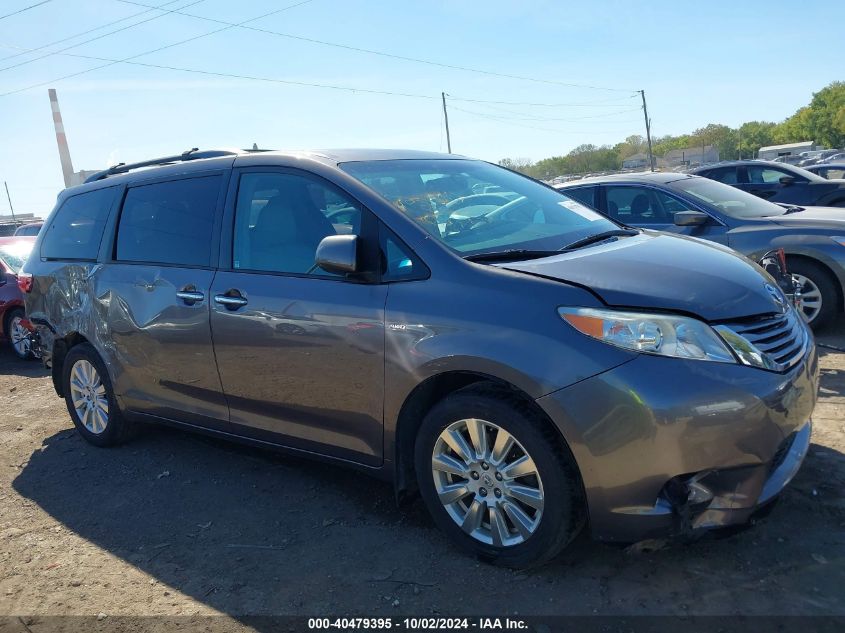 2017 Toyota Sienna Xle Premium 7 Passenger VIN: 5TDDZ3DC6HS147669 Lot: 40479395