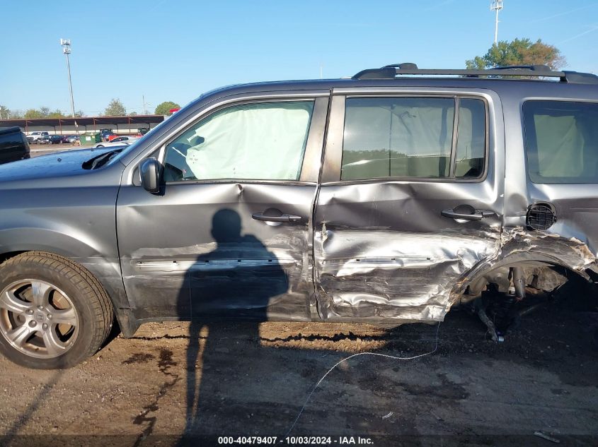 2013 Honda Pilot Ex-L VIN: 5FNYF4H64DB027081 Lot: 40479407