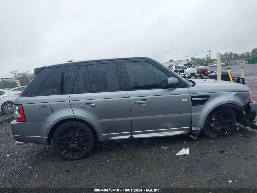 2012 Land Rover Range Rover Sport Hse VIN: SALSF2D45CA745544 Lot: 40479410