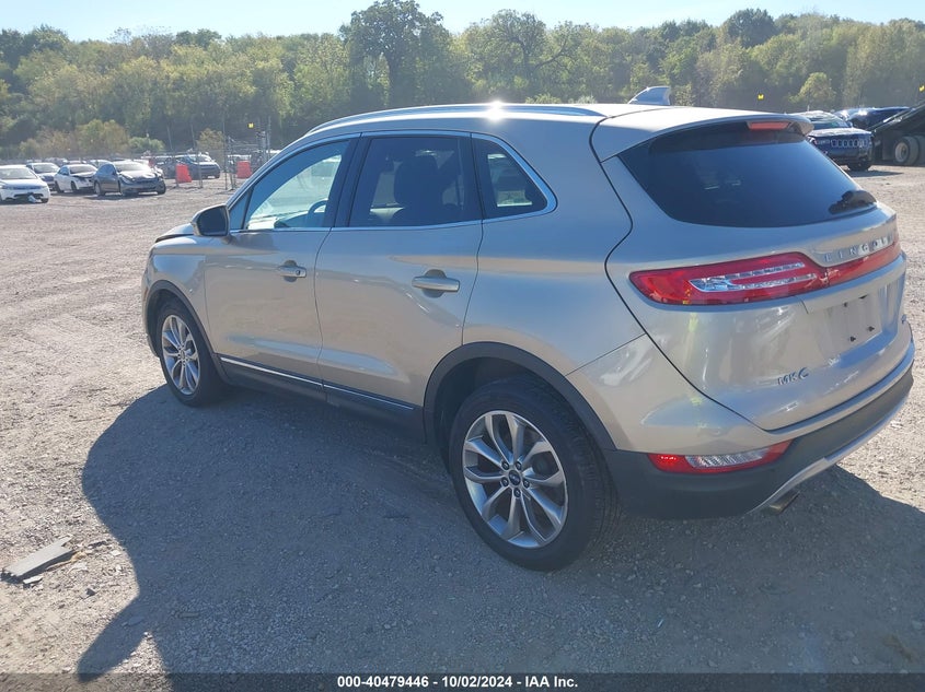 VIN 5LMTJ2DH2HUL28393 2017 LINCOLN MKC SELECT