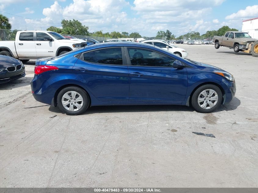 2016 Hyundai Elantra Se VIN: 5NPDH4AE2GH756843 Lot: 40479483