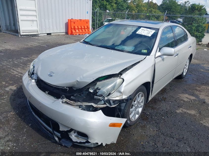 2003 Lexus Es 300 VIN: JTHBF30G730124307 Lot: 40479521