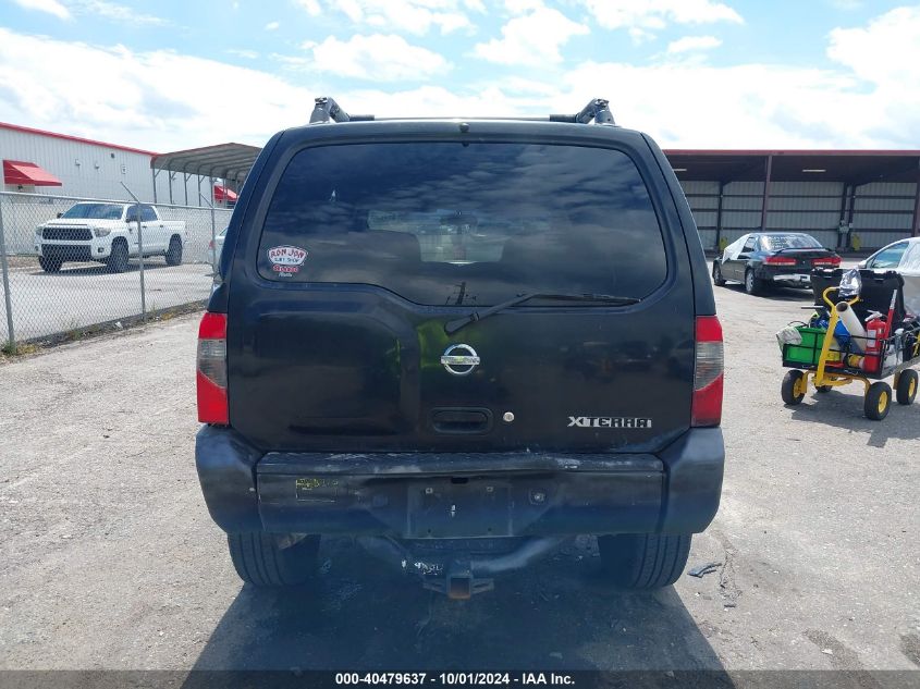 2002 Nissan Xterra Xe/Se VIN: 5N1ED28T22C554707 Lot: 40479637