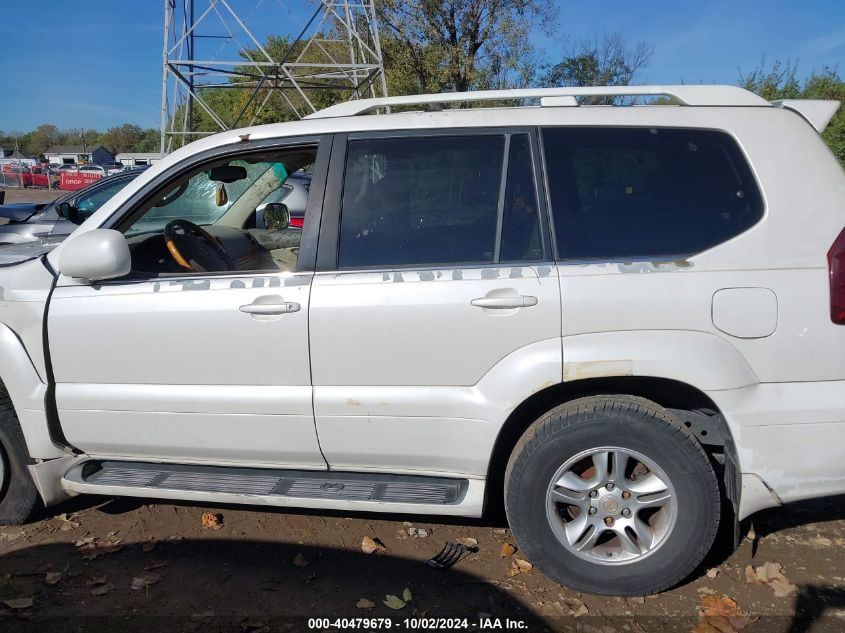 2004 Lexus Gx 470 VIN: JTJBT20X140058646 Lot: 40479679