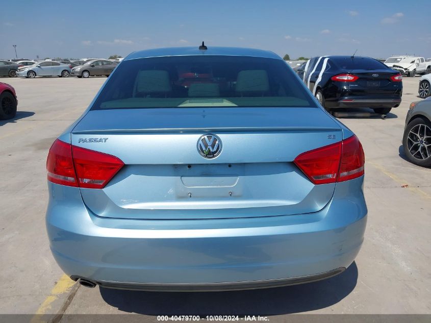 2013 Volkswagen Passat 2.5L Se VIN: 1VWBH7A31DC020911 Lot: 40479700