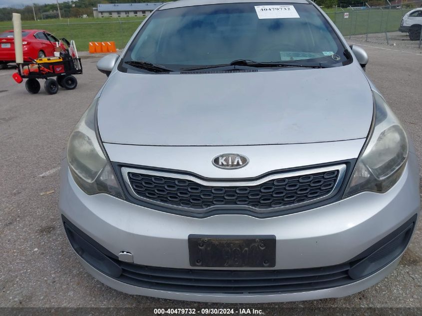 2012 Kia Rio Ex VIN: KNADN4A3XC6056089 Lot: 40479732