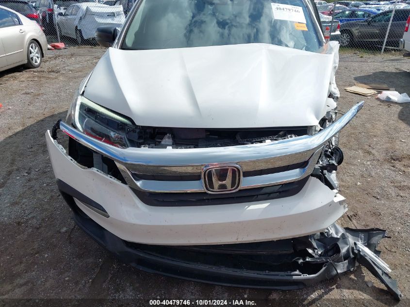 5FNYF5H16KB013674 2019 Honda Pilot Lx