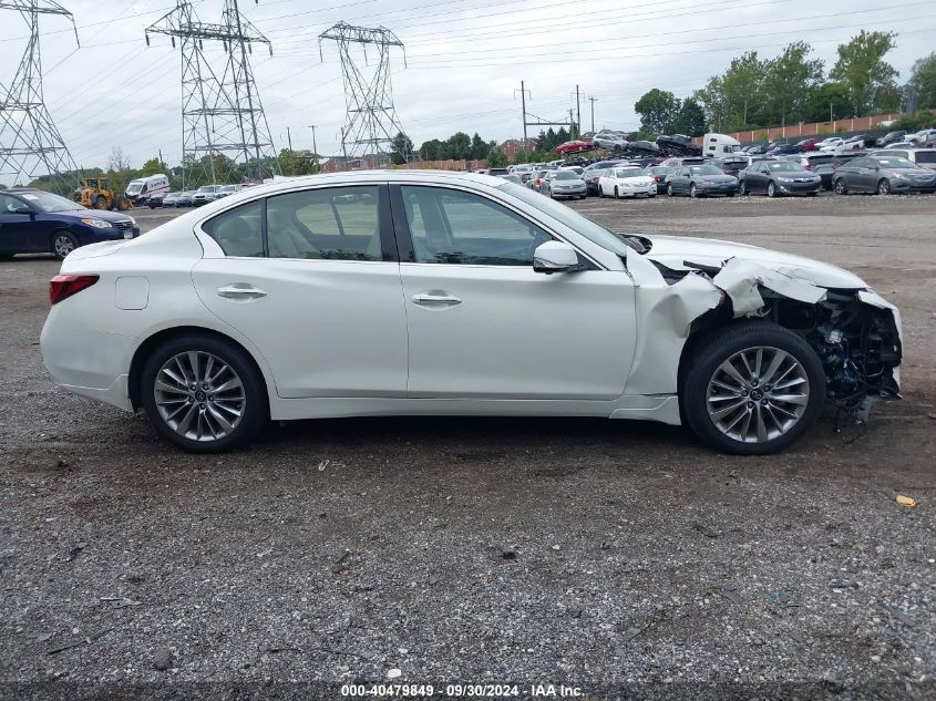 2021 Infiniti Q50 Luxe Awd VIN: JN1EV7BR9MM753023 Lot: 40479849