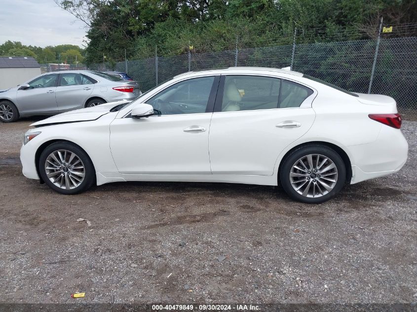 2021 Infiniti Q50 Luxe Awd VIN: JN1EV7BR9MM753023 Lot: 40479849