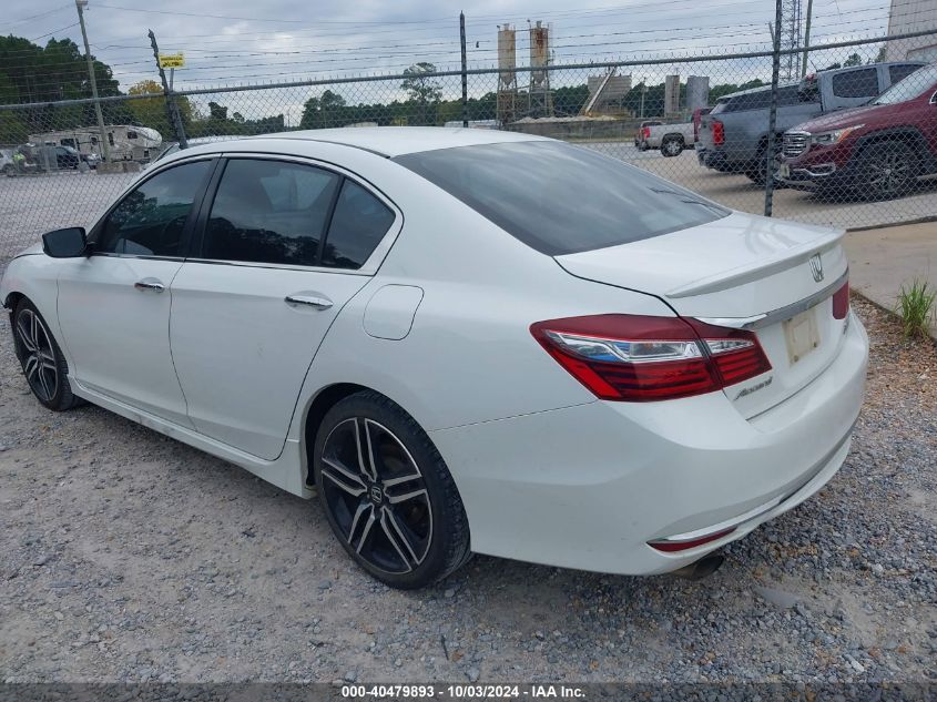 1HGCR2F17HA144358 2017 Honda Accord Sport Se