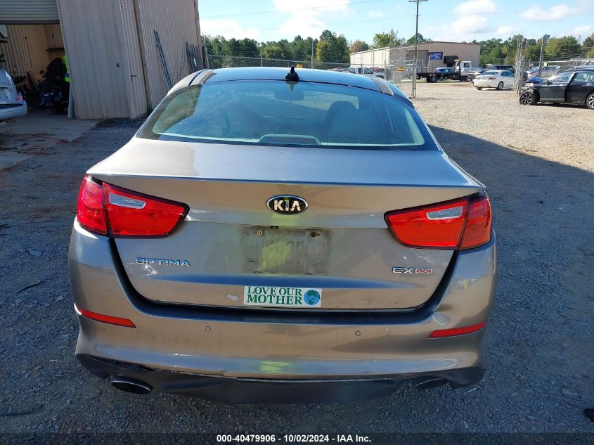 2015 Kia Optima Ex VIN: 5XXGN4A78FG411818 Lot: 40479906