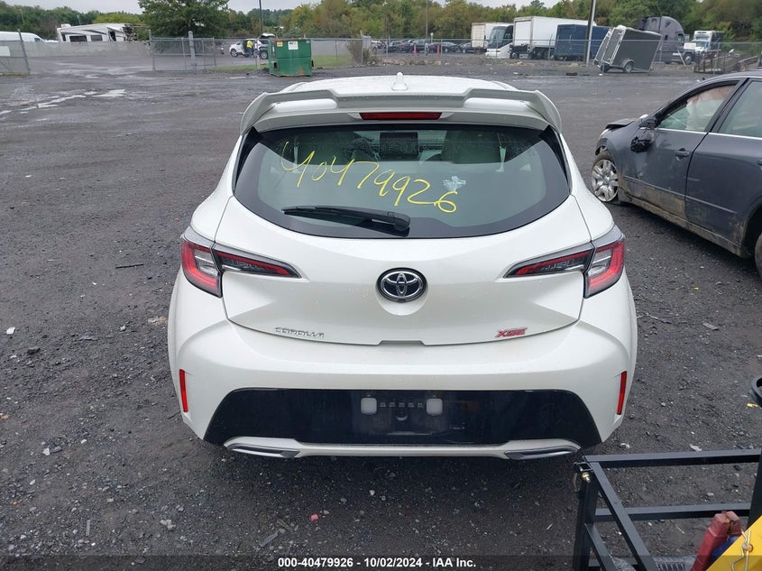 VIN JTNK4RBEXK3043459 2019 TOYOTA COROLLA XSE