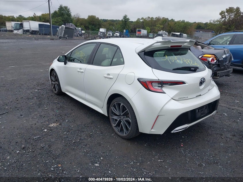 VIN JTNK4RBEXK3043459 2019 TOYOTA COROLLA XSE