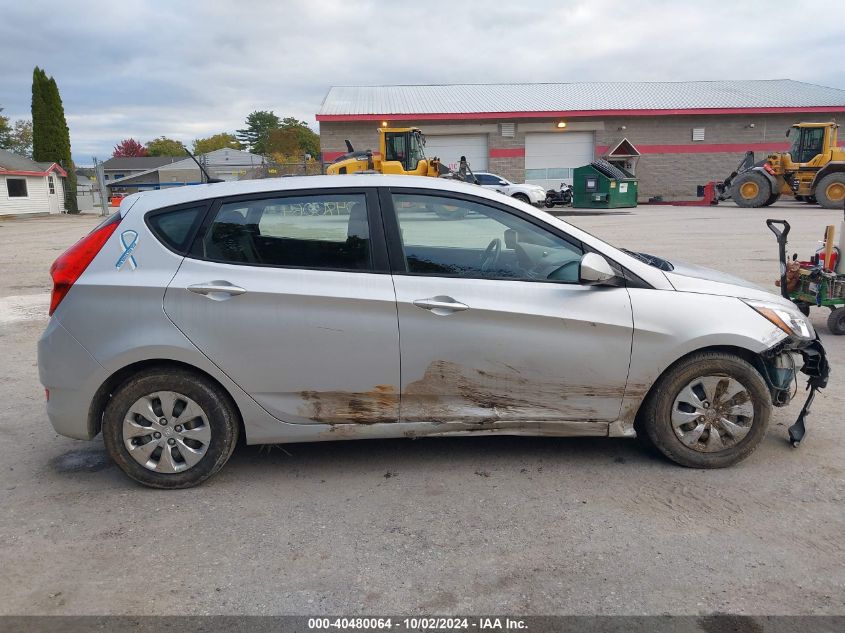 2017 Hyundai Accent Se VIN: KMHCT5AE9HU341151 Lot: 40480064