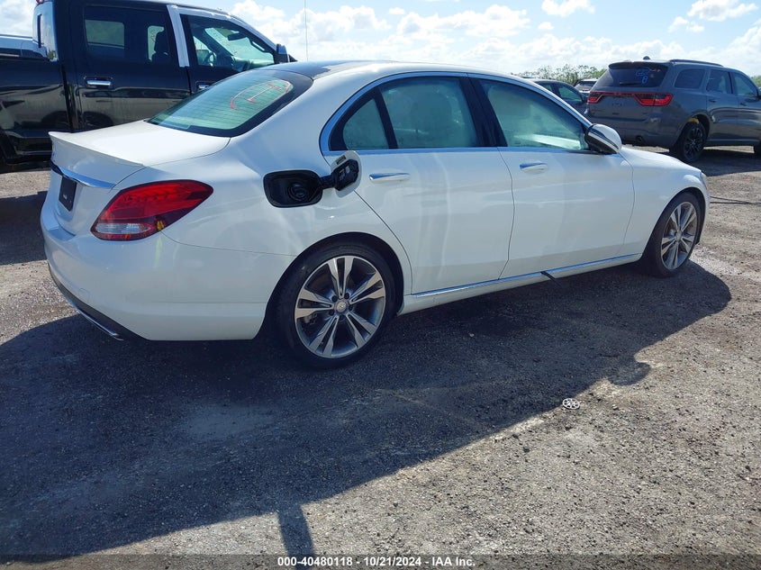 VIN WDDWF4JB9HR250074 2017 MERCEDES-BENZ C 300 LUXURY/SPORT