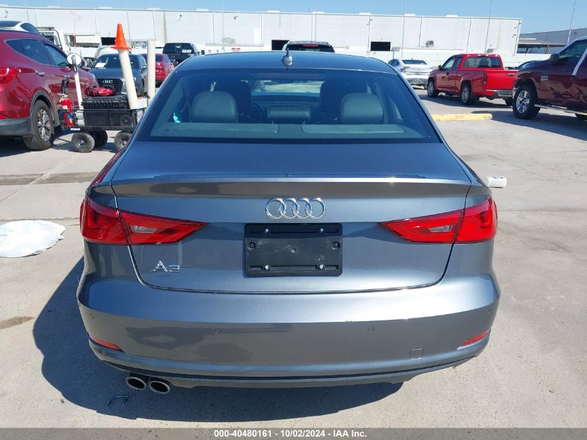 2016 Audi A3 1.8T Premium VIN: WAUA7GFF5G1014837 Lot: 40480161