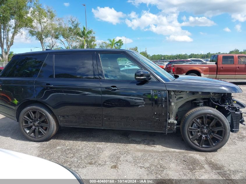 2019 Land Rover Range Rover 5.0L V8 Supercharged VIN: SALGS5RE1KA536921 Lot: 40480168