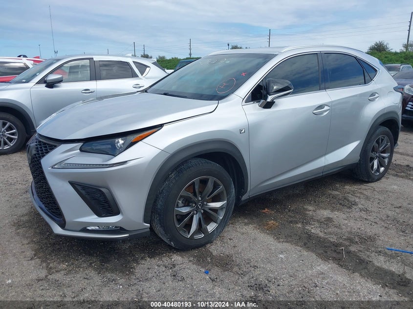 VIN JTJYARBZ1J2096952 2018 LEXUS NX 300 F SPORT