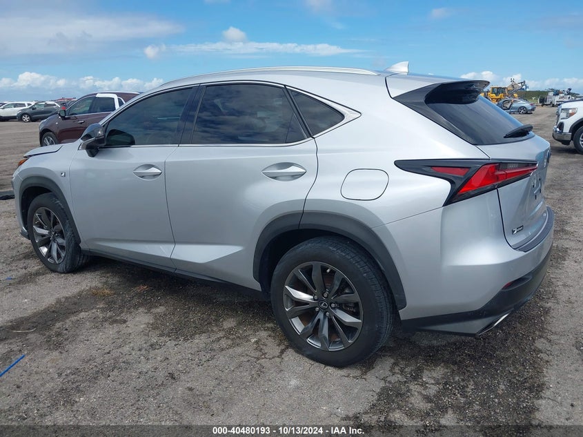 VIN JTJYARBZ1J2096952 2018 LEXUS NX 300 F SPORT
