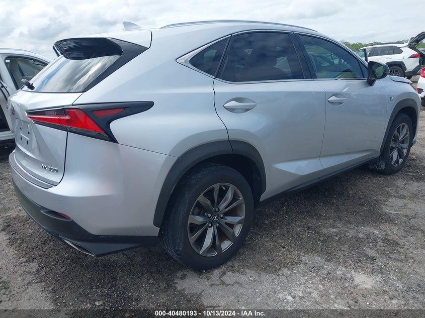 VIN JTJYARBZ1J2096952 2018 LEXUS NX 300 F SPORT
