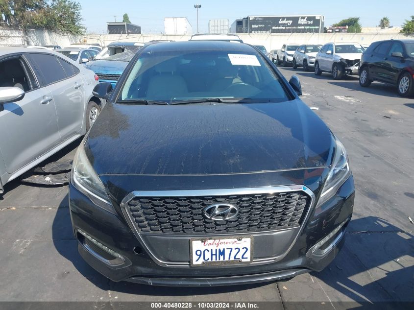 KMHE24L34HA061186 2017 Hyundai Sonata Hybrid Se