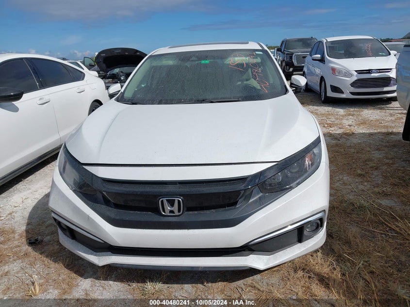 VIN 19XFC1F3XME001677 2021 HONDA CIVIC EX