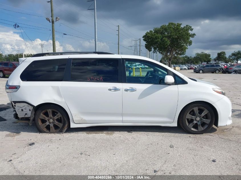 5TDXK3DC6GS731229 2016 Toyota Sienna Se 8 Passenger