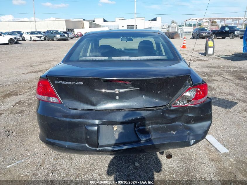 2006 Chrysler Sebring VIN: 1C3EL46X56N163235 Lot: 40480267