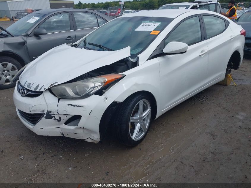 2013 Hyundai Elantra Gls VIN: 5NPDH4AE8DH171339 Lot: 40480278