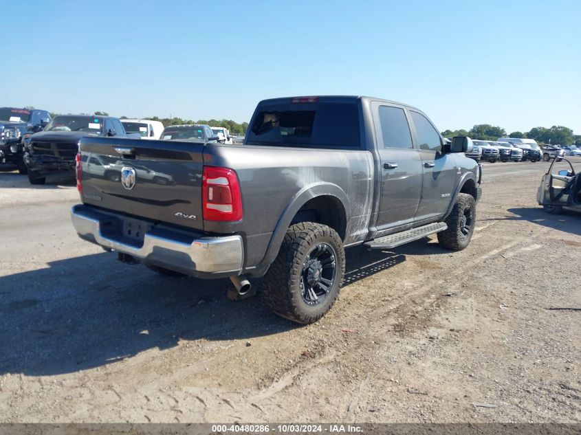 2020 Ram 2500 Laramie 4X4 6'4 Box VIN: 3C6UR5FL7LG266676 Lot: 40480286