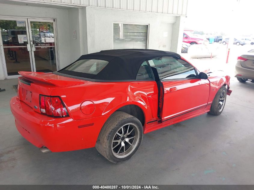 2000 Ford Mustang Gt VIN: 1FAFP45XXYF299451 Lot: 40480287