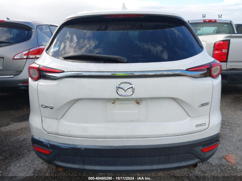 2016 Mazda Cx-9 Touring VIN: JM3TCACY4G0114192 Lot: 40480290