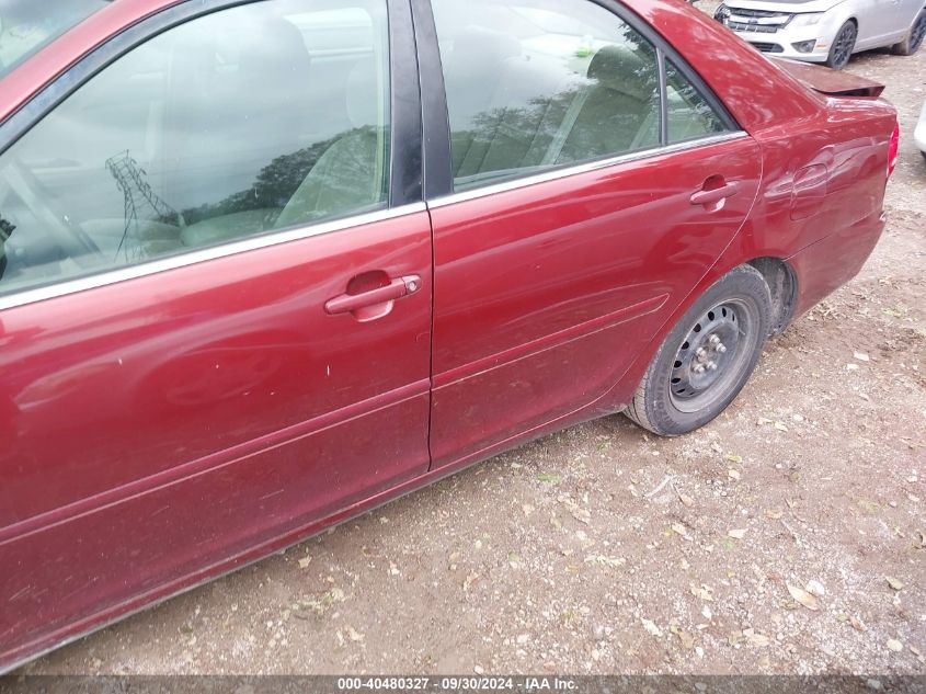 2002 Toyota Camry Le V6 VIN: 4T1BF32K52U027564 Lot: 40480327