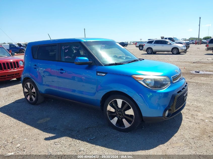 2016 Kia Soul + VIN: KNDJP3A53G7316683 Lot: 40480403