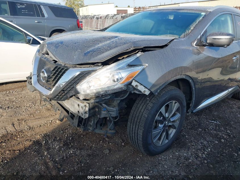 5N1AZ2MH0HN186123 2017 Nissan Murano Sl