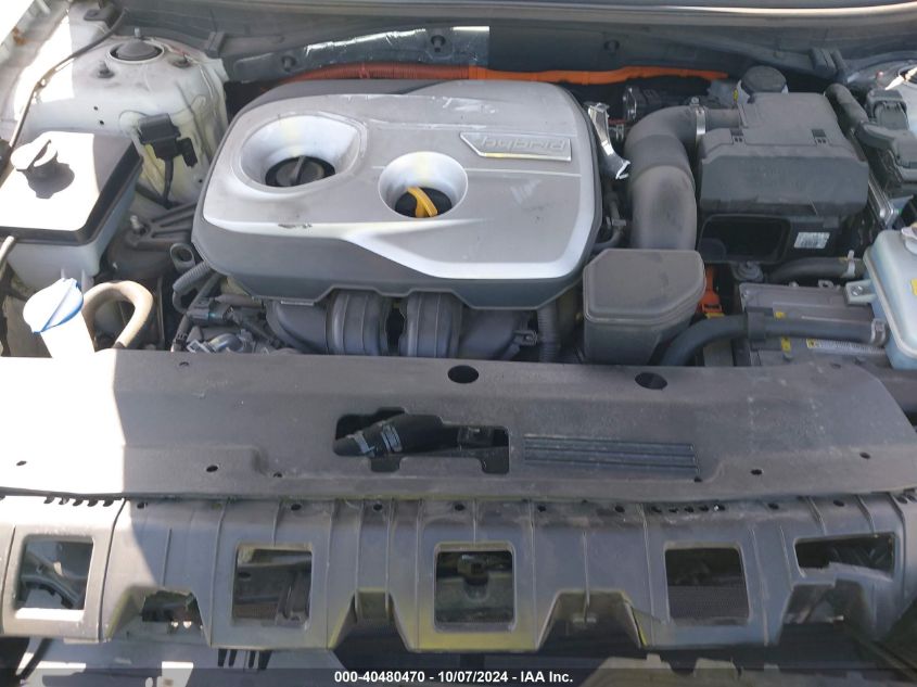 KMHE24L35KA087741 2019 Hyundai Sonata Hybrid Se