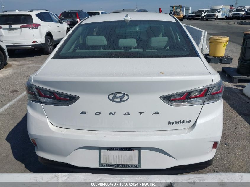 KMHE24L35KA087741 2019 Hyundai Sonata Hybrid Se