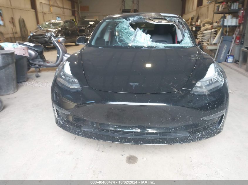 2018 Tesla Model 3 Long Range/Performance VIN: 5YJ3E1EBXJF086600 Lot: 40480474