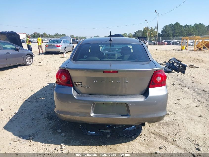 2013 Dodge Avenger Se VIN: 1C3CDZABXDN653521 Lot: 40480486