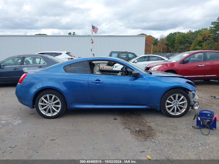 2013 Infiniti G37X VIN: JN1CV6EL6DM982252 Lot: 40480510