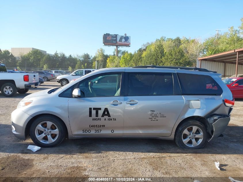 5TDKK3DC6CS242737 2012 Toyota Sienna Le V6 8 Passenger