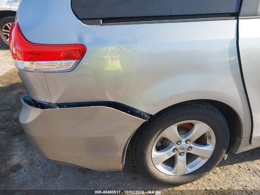 5TDKK3DC6CS242737 2012 Toyota Sienna Le V6 8 Passenger