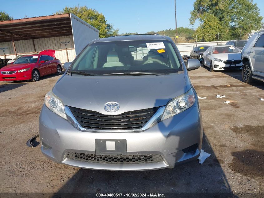 2012 Toyota Sienna Le V6 8 Passenger VIN: 5TDKK3DC6CS242737 Lot: 40480517