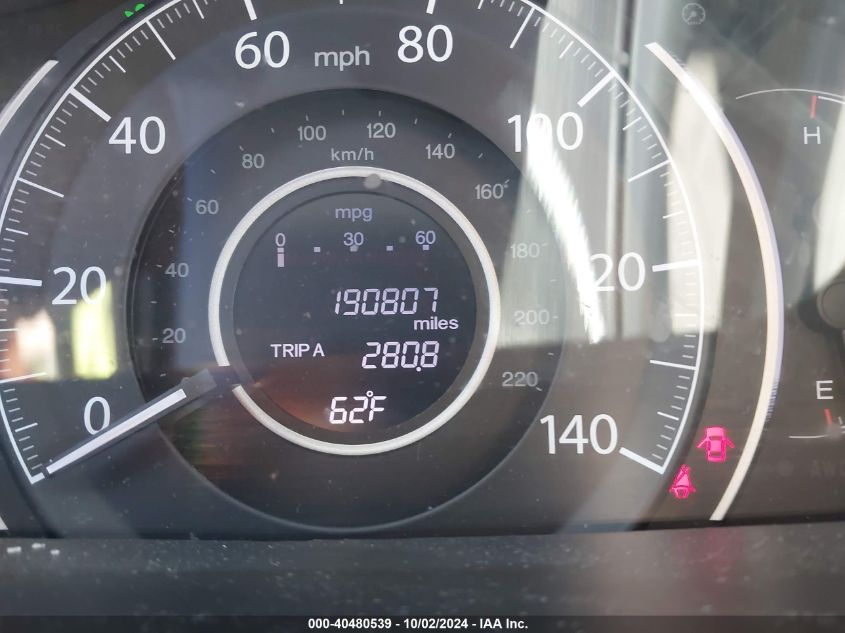 2012 Honda Cr-V Lx VIN: 5J6RM4H38CL050644 Lot: 40480539