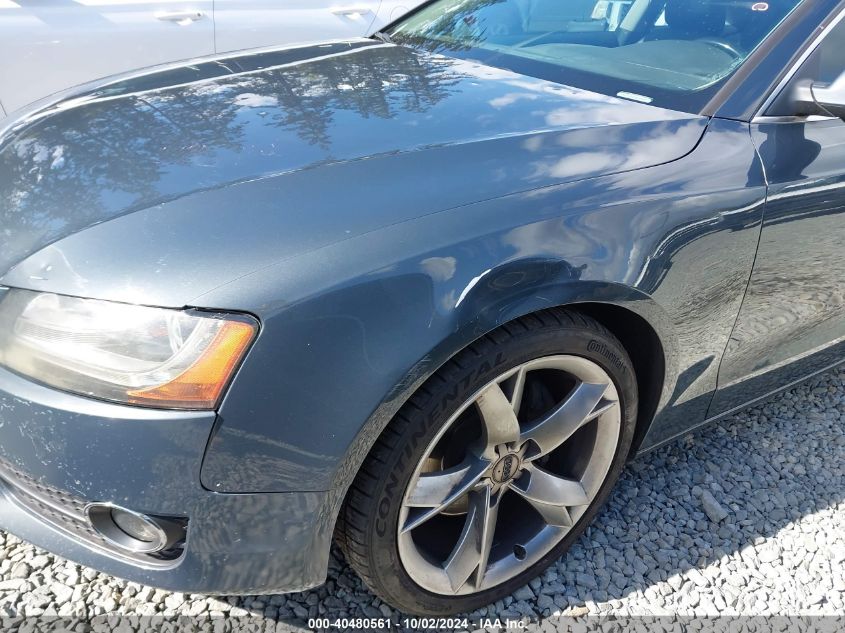 2011 Audi A5 2.0T Premium VIN: WAULFAFR7BA004242 Lot: 40480561