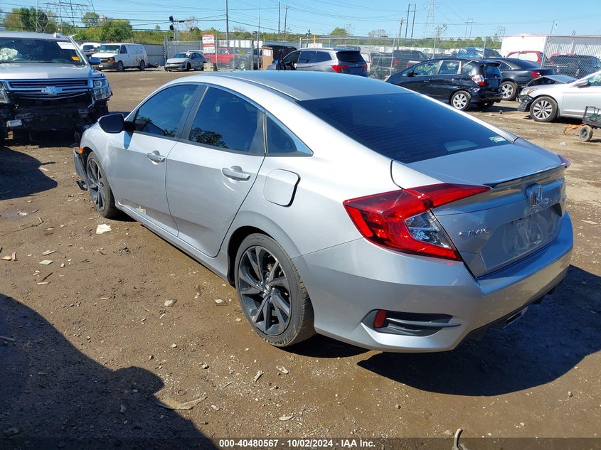 VIN 2HGFC2F86KH604601 2019 HONDA CIVIC SPORT